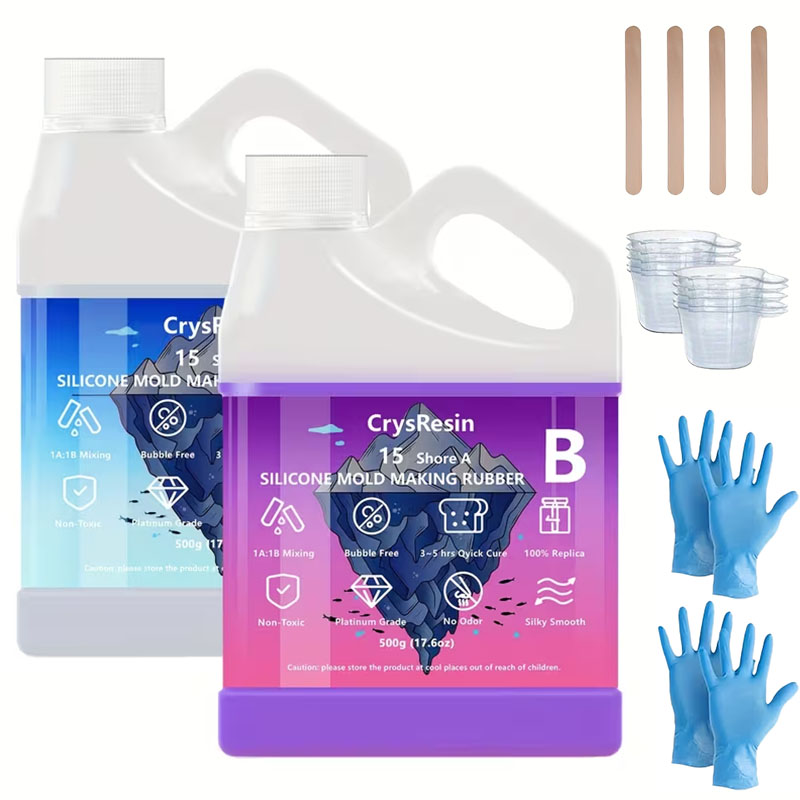 Soap Making Liquid - 2 Flaconi da 500ml di Silicone