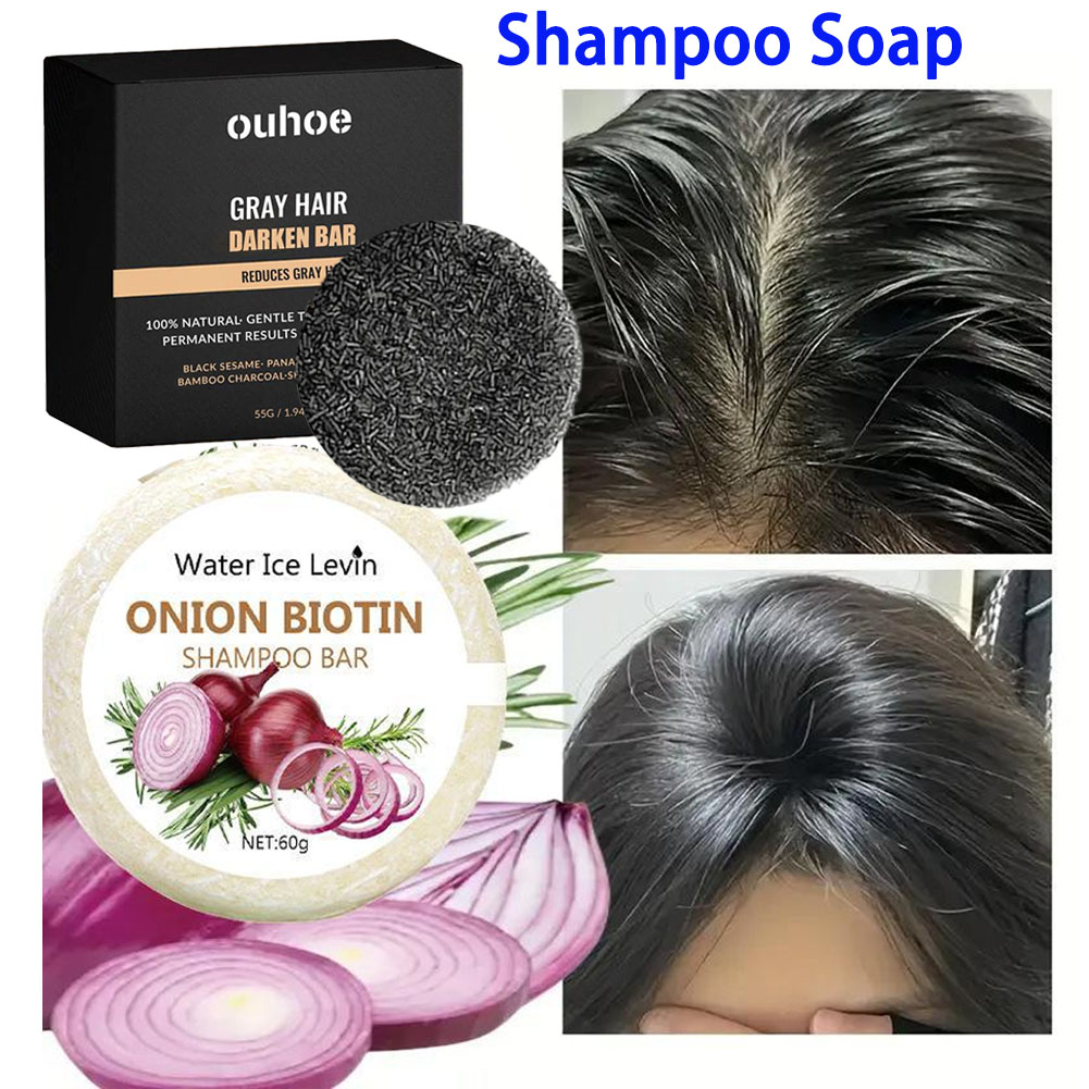 Castor Oil Soap - Sapone shampoo per cipolla e rosmarino