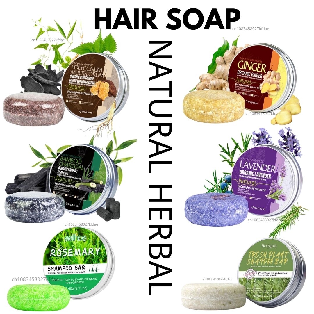 Castor Oil Soap - Shampoo al rosmarino Sapone Zenzero/bambù/lavanda/Polygonum Multiflorum