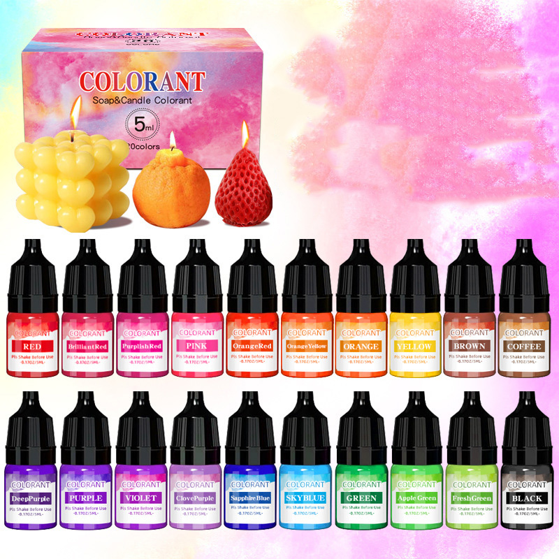 20 colori Candela Coloranti Pi - Soap Making Liquid recensione e prezzo